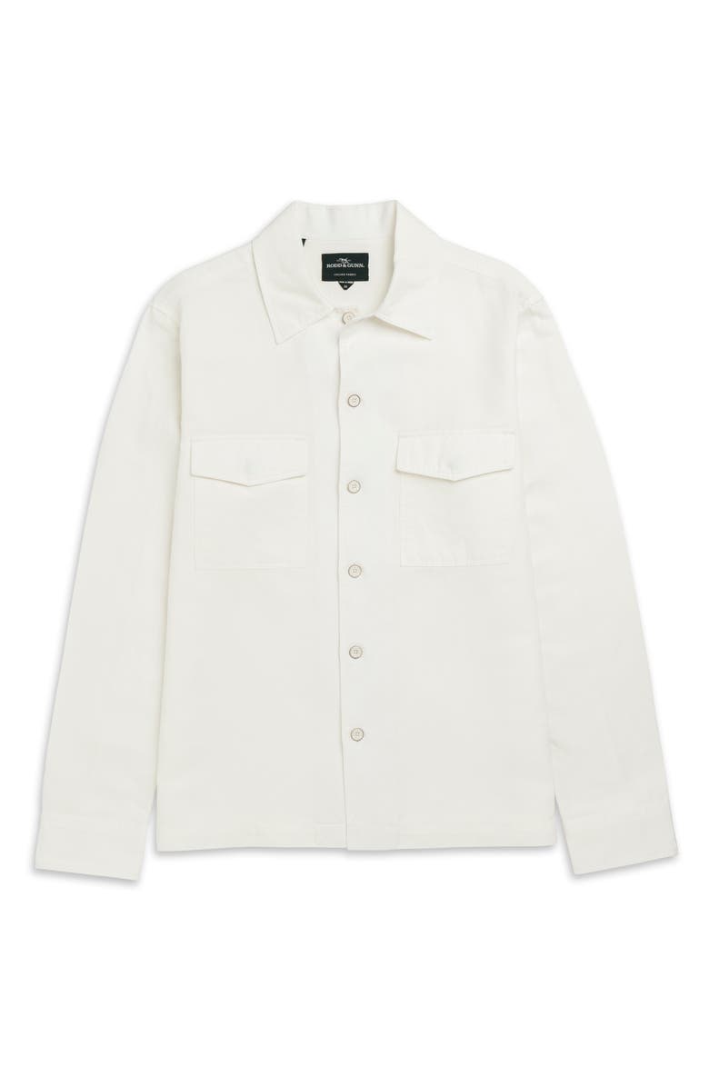 Rodd & Gunn Riverton Solid Linen & Cotton Button-Up Shirt, Alternate, color, 