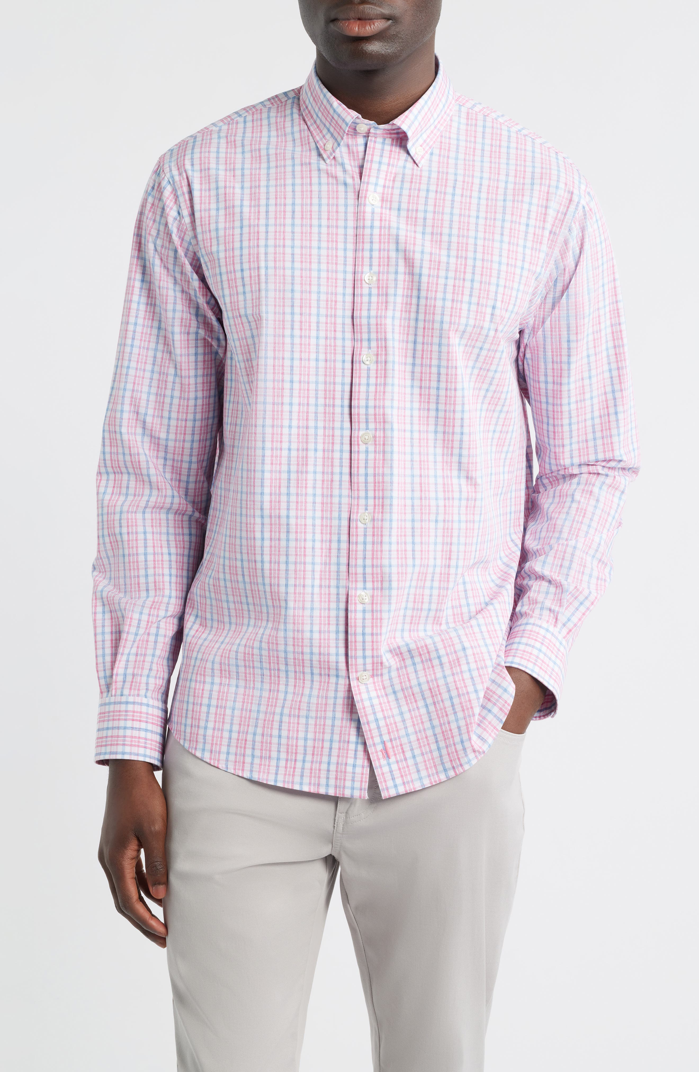 Tinsley Plaid Everyday Performance Button-Down Shirt - image 3