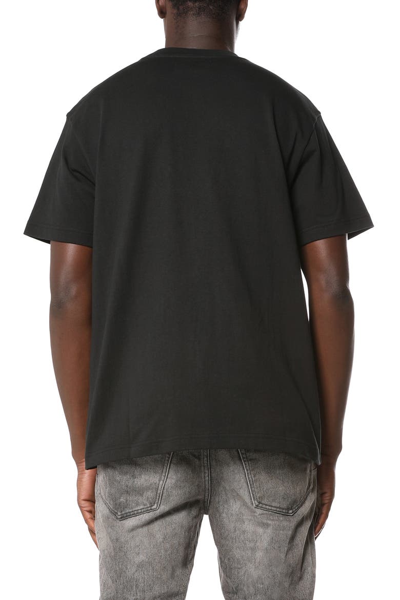 Crystal Embellished Logo Graphic T-Shirt, Alternate, color, BLACK
