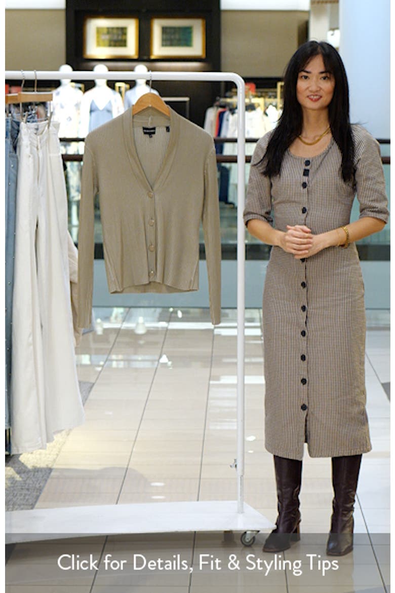 Rib V-Neck Cardigan video