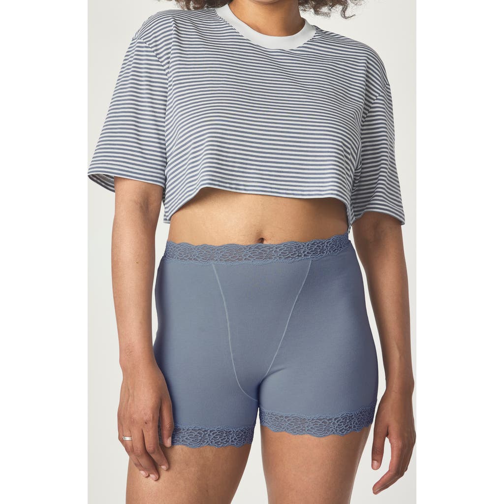 Florence By Mills Stripe Core Crop T-shirt In Black