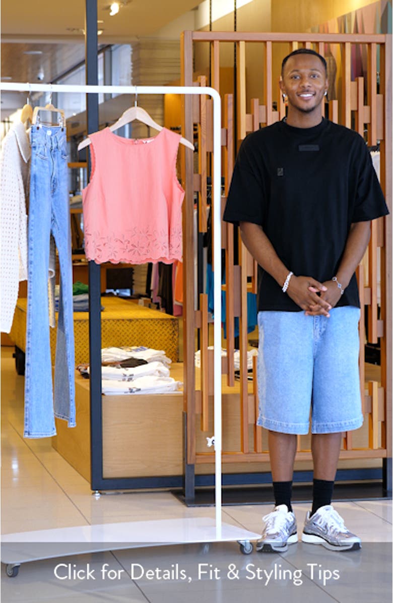 Schiffly Sleeveless Cotton Top, sales video thumbnail