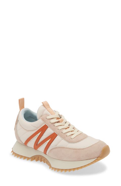 スニーカー MONCLER Women Sneakers 4M00140 M4159222 Beige Moncler Sneakers for Women - Bloomingdale's