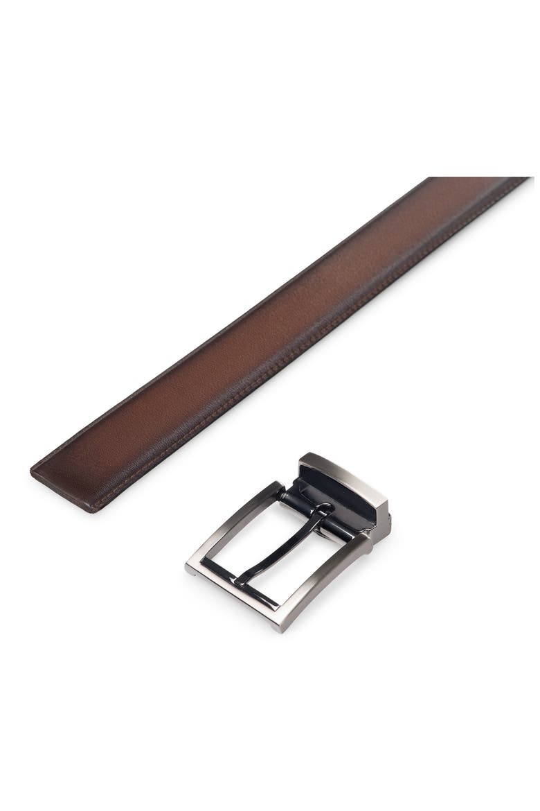 Elmer 1901 Leather Belt, Alternate, color, TABACO/ GREY