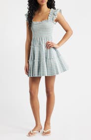 Hill House Home The Nap® Pleated Fit & Flare Minidress