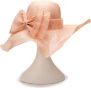 Collection XIIX Large Bow Sinamay Floppy Hat