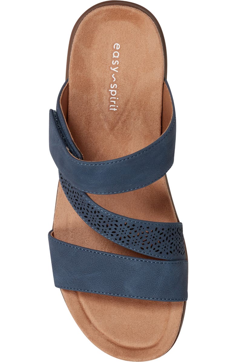 Easy Spirit West Slide Sandal, Alternate, color, Medium Blue