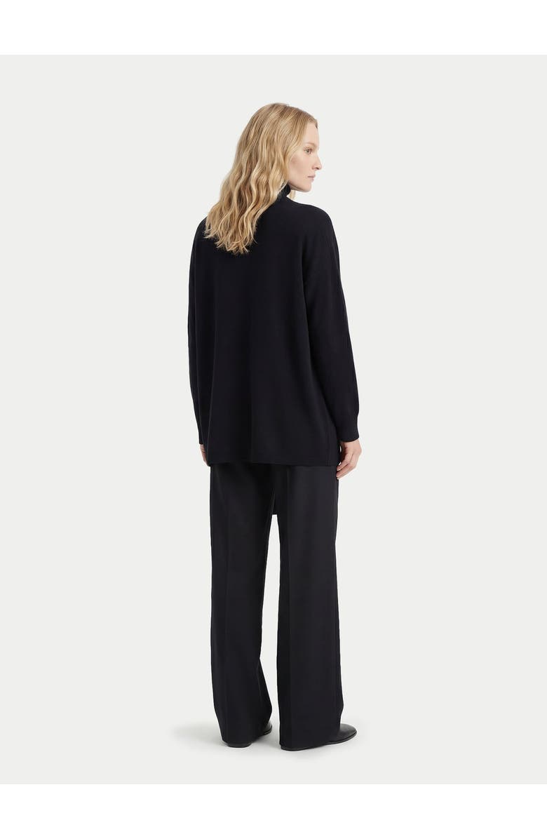 Gobi Cashmere Cashmere Open-Front Cardigan, Alternate, color, Black