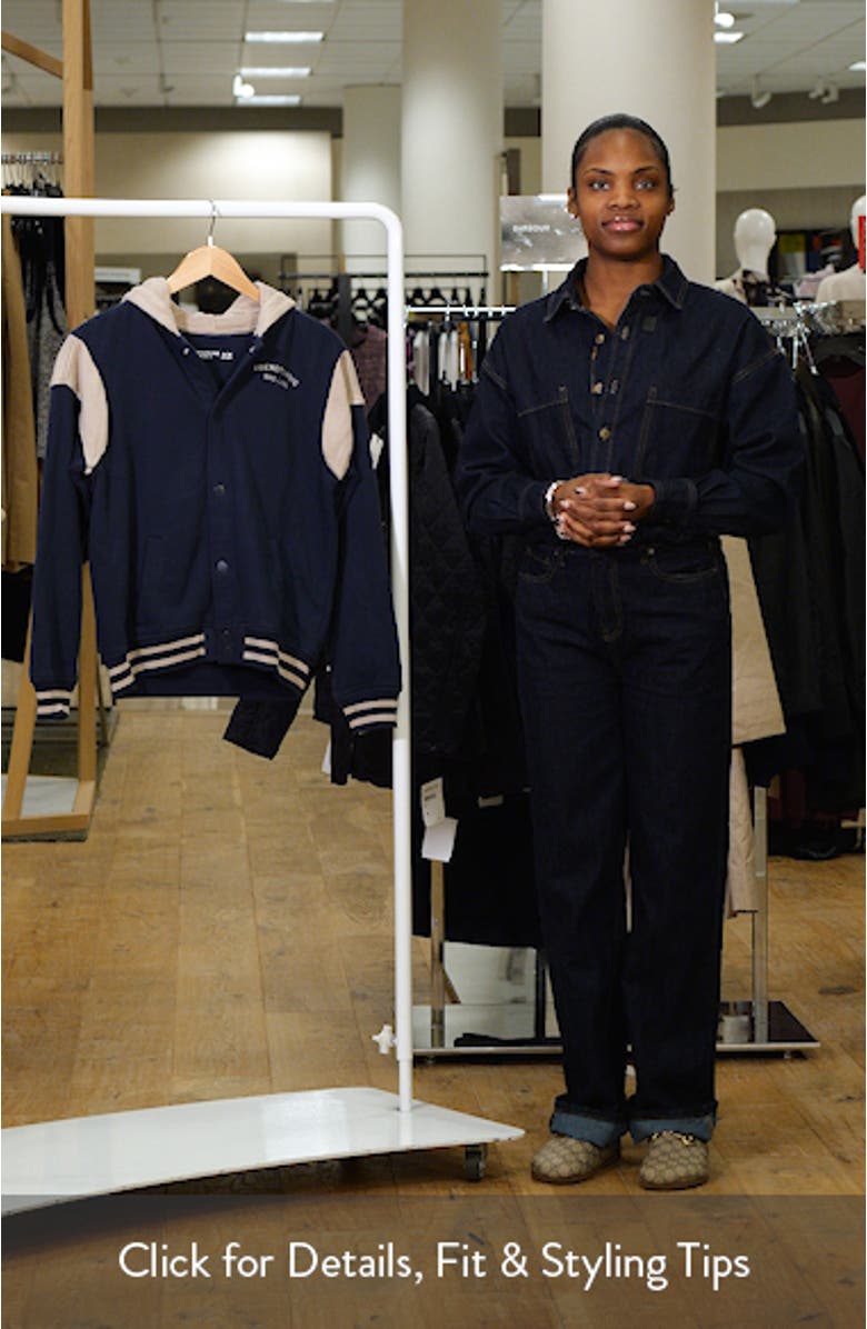 Kids
Colorblock Hooded Fleece Bomber Jacket, sales video thumbnail