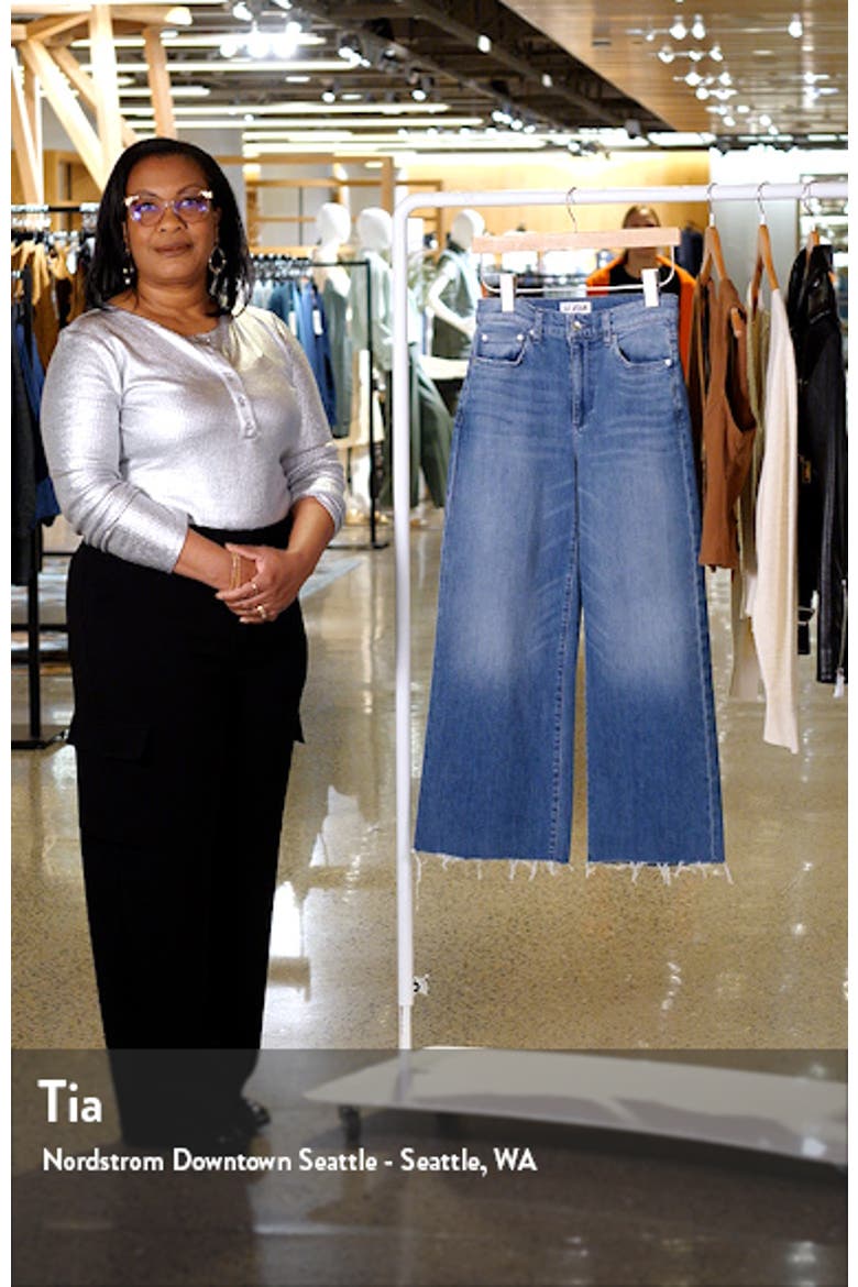 Juliette High Waist Ankle Wide Leg Jeans video