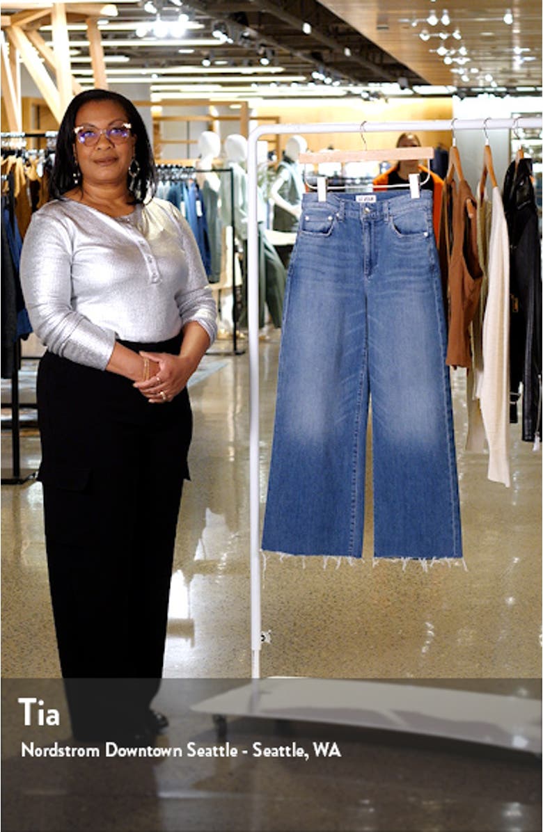 Juliette High Waist Ankle Wide Leg Jeans, sales video thumbnail