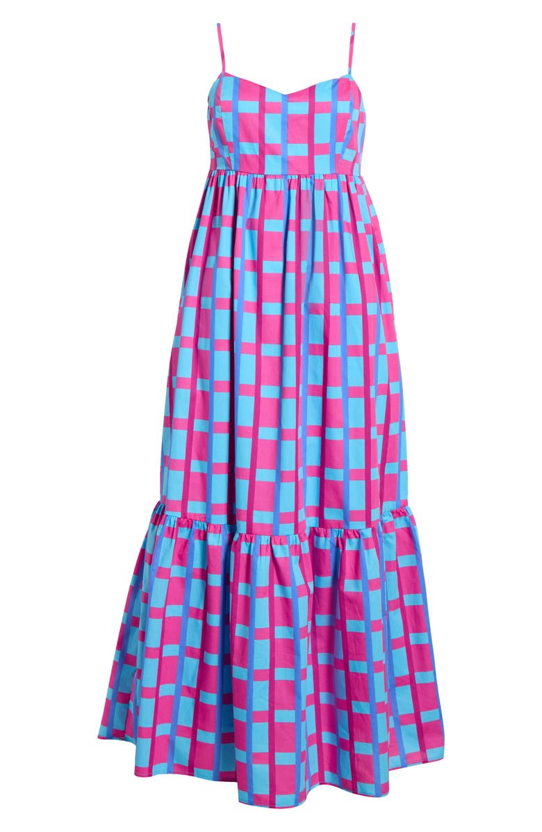 SUGARLIPS Marvy Check Maxi Sundress, Main, color, 