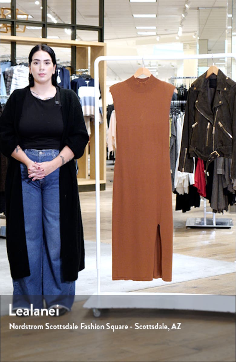 Jane Mock Neck Maxi Sweater Dress, sales video thumbnail