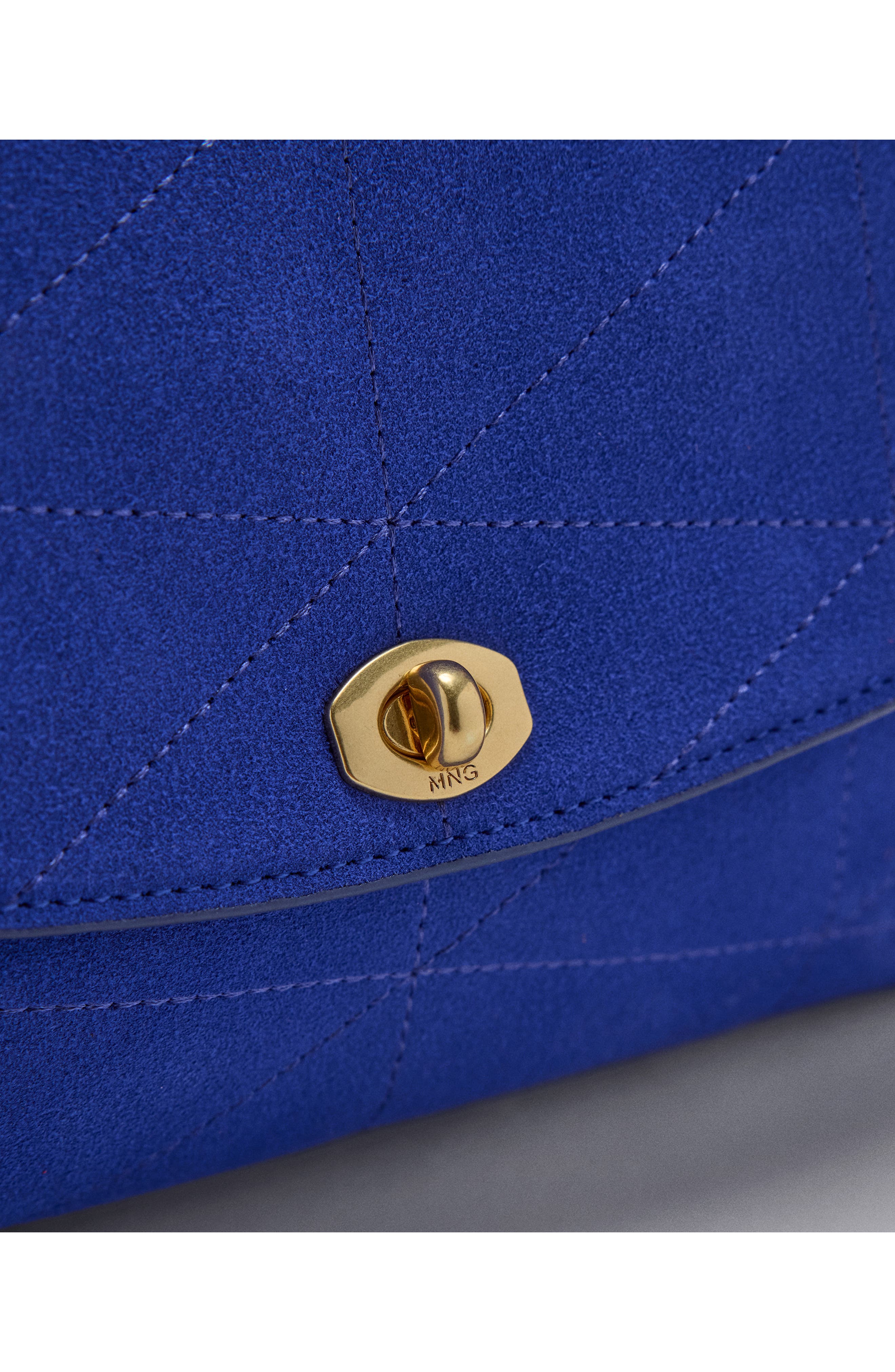 Montes Quilted Leather Shoulder Bag, Alternate, color, VIBRANT BLUE