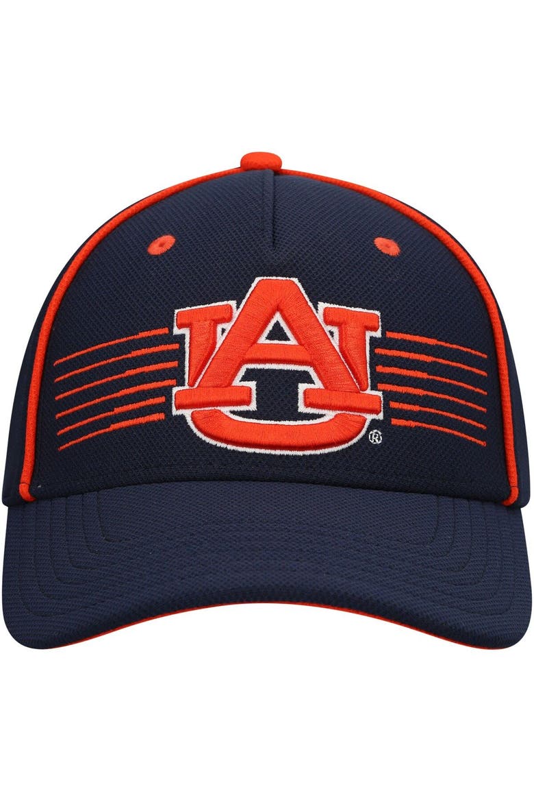 Men's Under Armour Navy Auburn Tigers Iso-Chill Blitzing Accent Flex Hat, Alternate, color, Navy