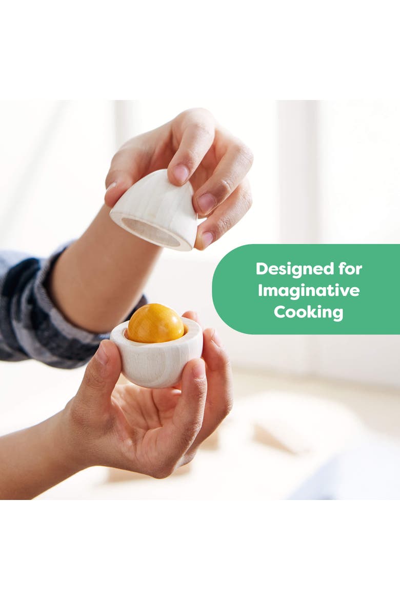 Creative Play - Wooden Eggs Play Food Set, Alternate, color, Multi