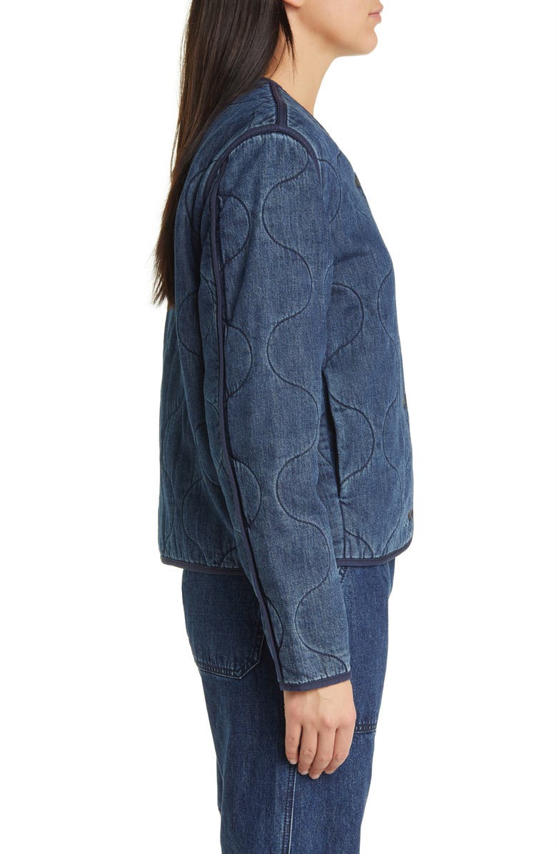 rag & bone Remi Quilted Denim Jacket, Alternate, color,