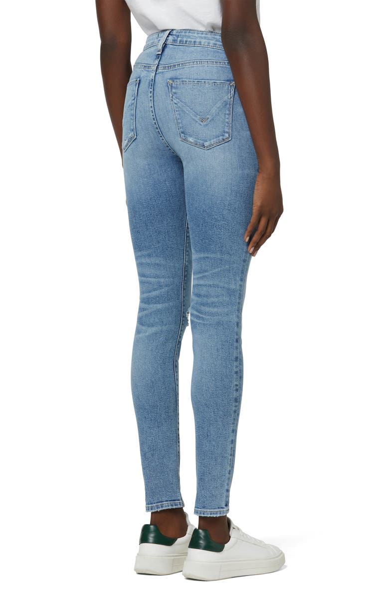 Hudson Jeans Barbara High Waist Ankle Super Skinny Jeans, Alternate, color, 