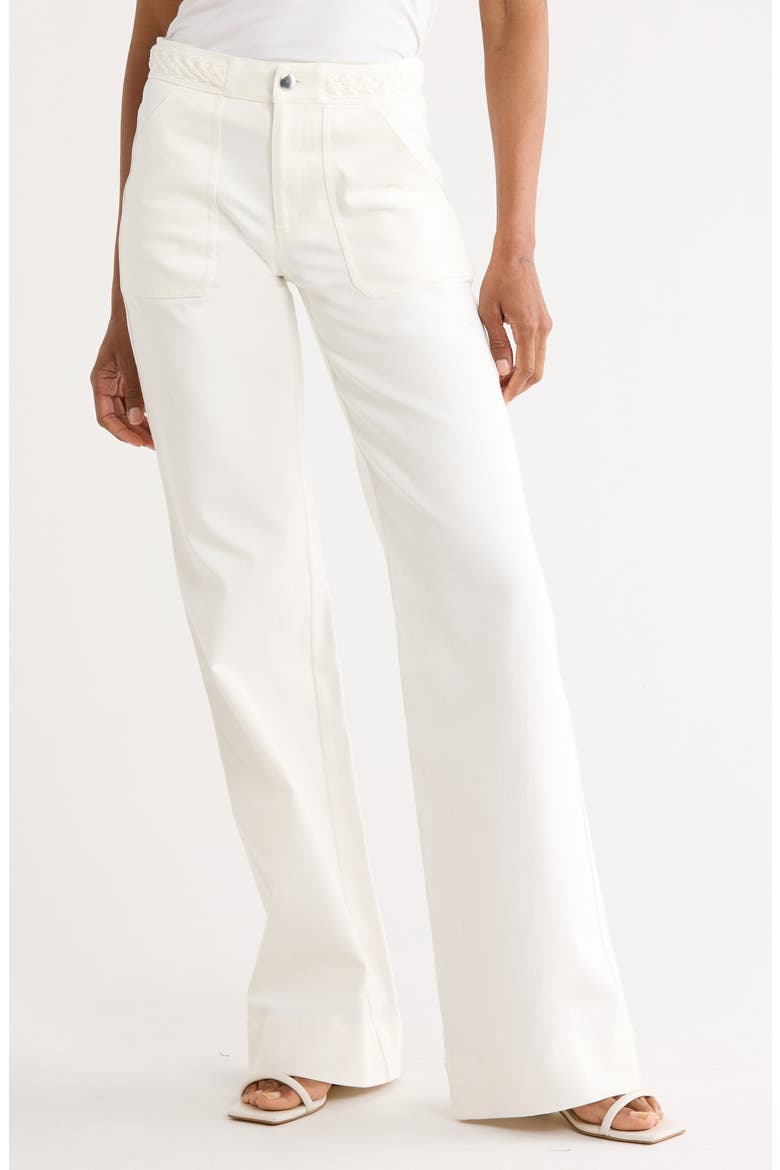 Gia Wide Leg Pants, Main, color, WHITE
