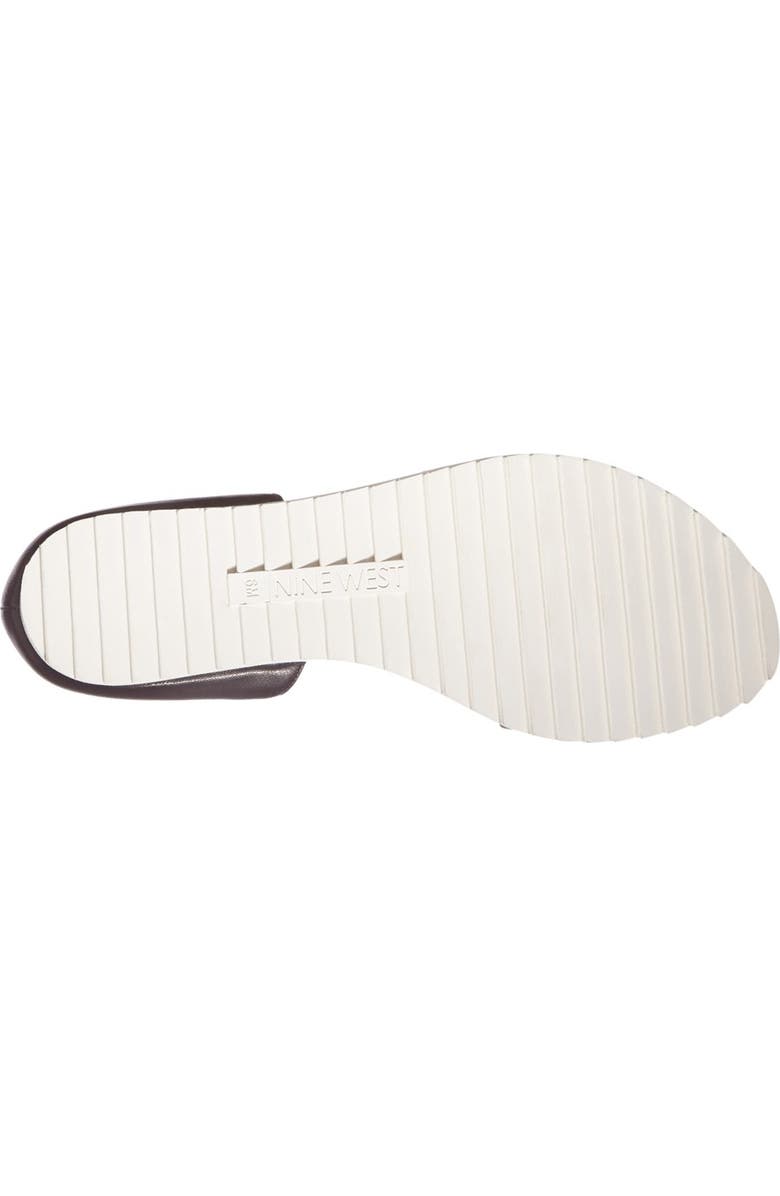 Nine West 'Qualify' d'Orsay Flat Sandal, Alternate, color,