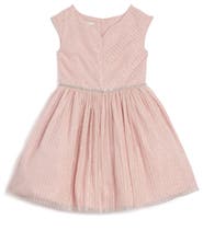 Pippa & Julie Kids' Sylvia Metallic Stripe Party Dress