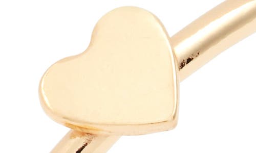 Nashelle Heart Stacking Ring In Gold Fill