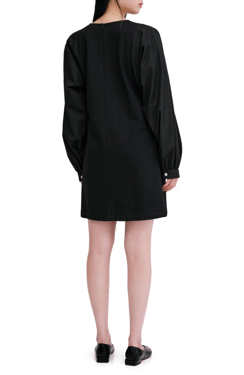 Marcella Patti Long Sleeve Dress, Alternate, color, Black