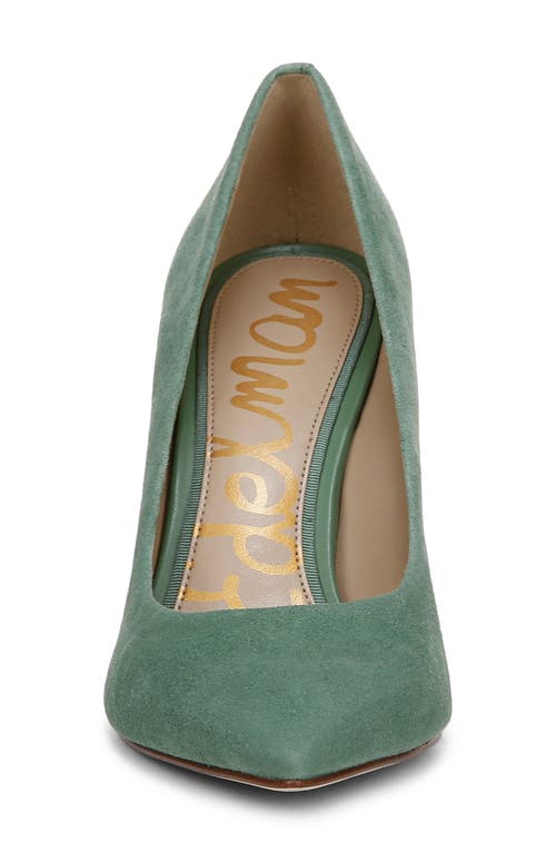Sam Edelman Hazel Pointed Toe Pump In Green Garden