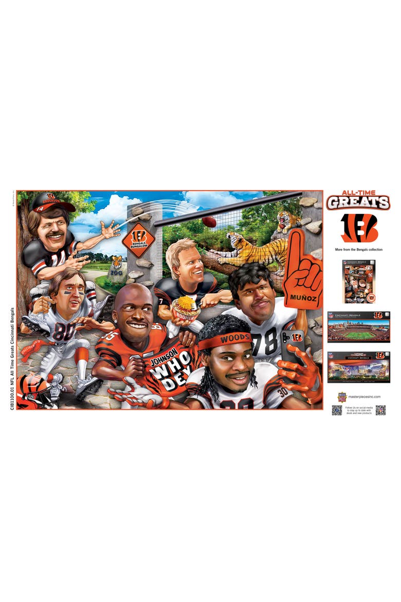 Cincinnati Bengals 500 Piece Puzzle, Alternate, color, Multicolor