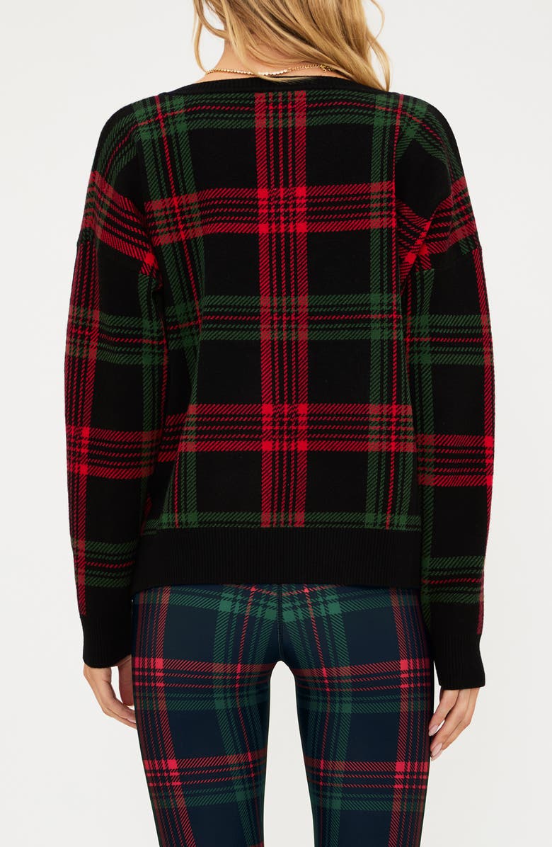 Beach Riot Joey Plaid Oversize Sweater, Alternate, color, Ribbon Plaid