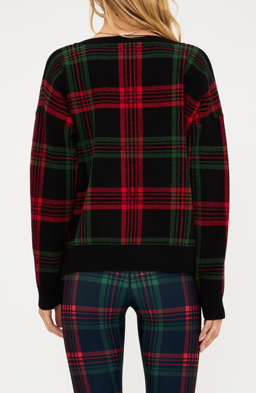 Beach Riot Joey Plaid Oversize Sweater In Multi
