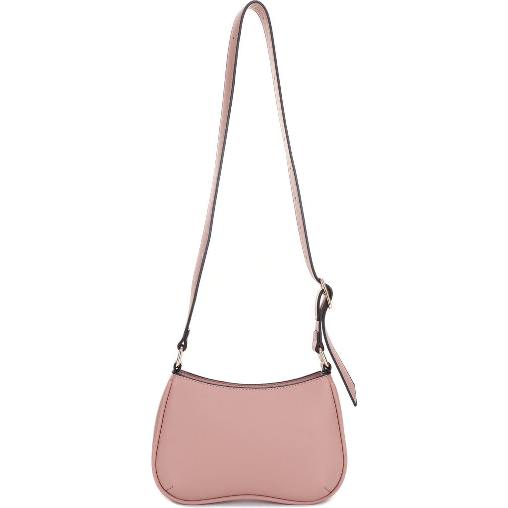 Mali + Lili Alana Recycled Vegan Leather Convertible Crossbody Bag In Mauve