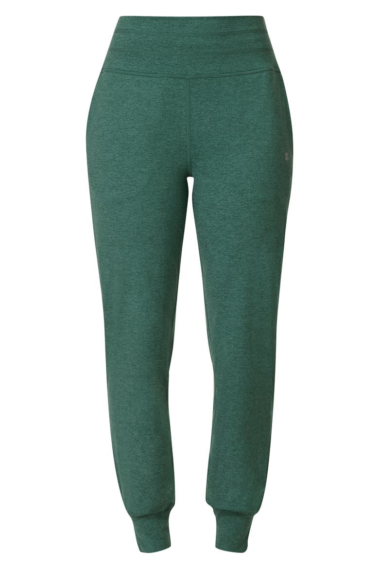 Gaia Long Pocket Joggers, Alternate, color, GLADE GREEN MARL