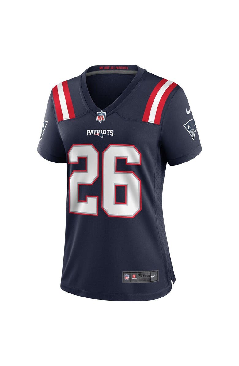 Nike Women's Nike Sony Michel Navy New England Patriots Game Jersey, Alternate, color,