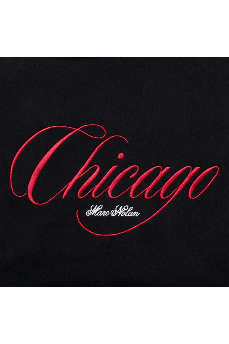 Chicago Hoodie - Black - Unisex, Alternate, color, Black