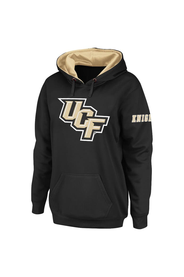 Women's Stadium Athletic Black UCF Knights Big Logo Pullover Hoodie, Alternate, color, Black