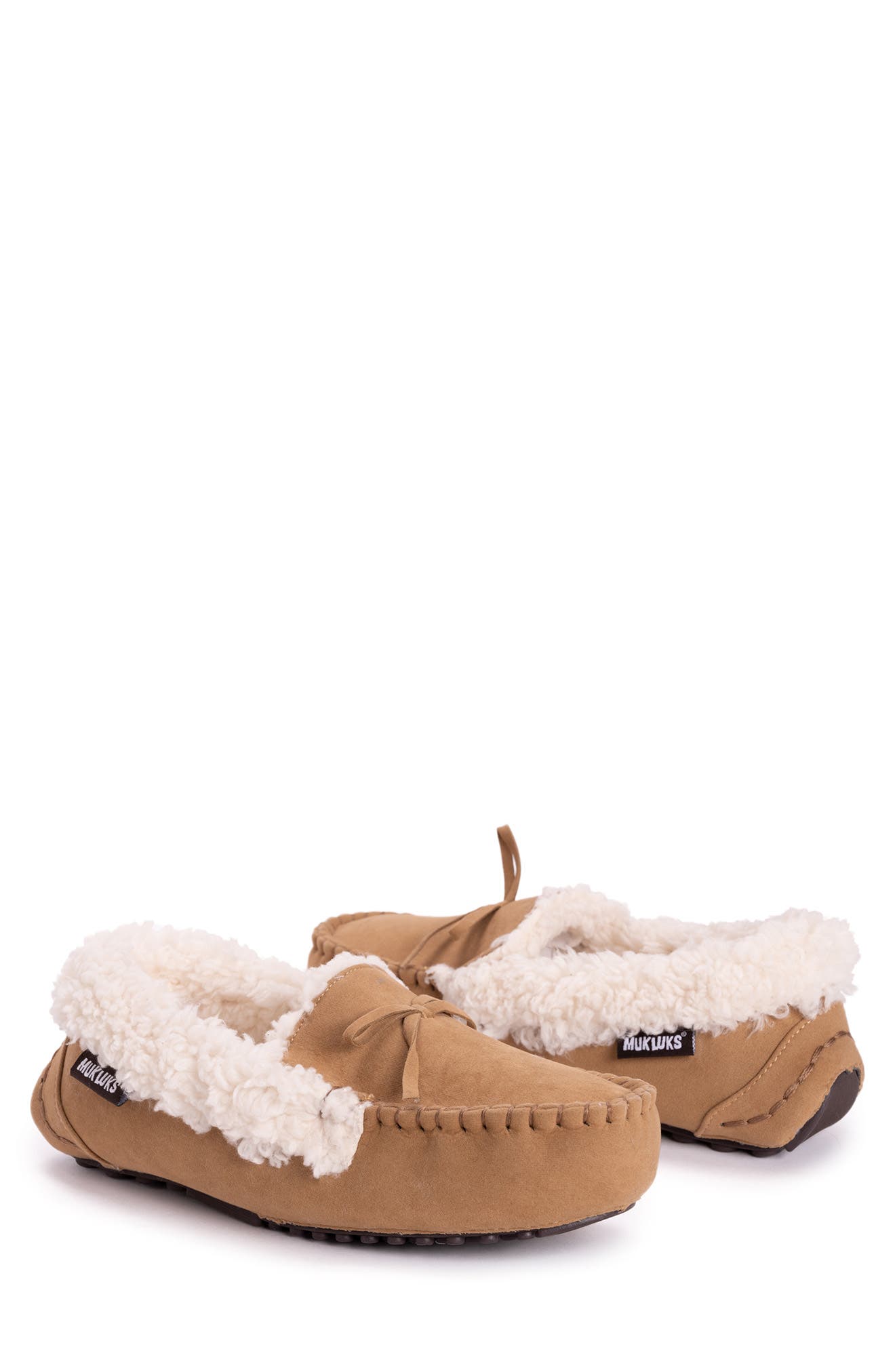 Jaylah Faux Shearling Lined Slipper, Alternate, color, CAMEL