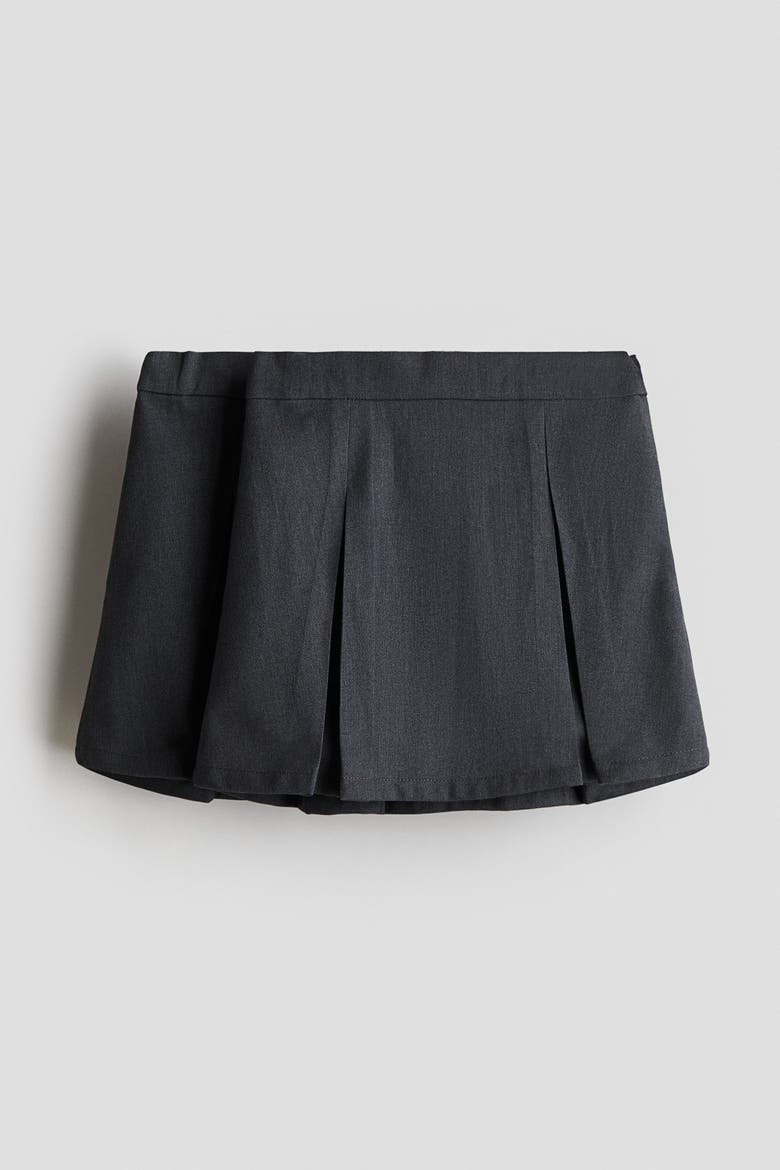 2-pack Pleated School Skirts, Main, color, Dark gray