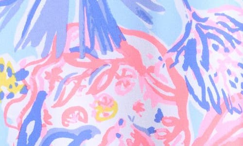 Lilly Pulitzer ® Idella One-piece Rashguard Swimsuit In Blue