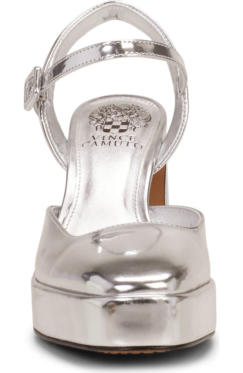 Vince Camuto Martich Ankle Strap Platform Pump, Alternate, color, Silver