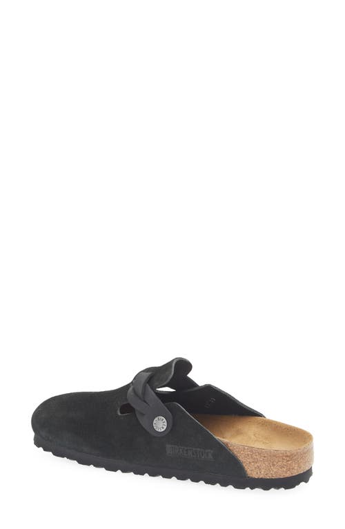 Birkenstock Boston Braid Clog In Black