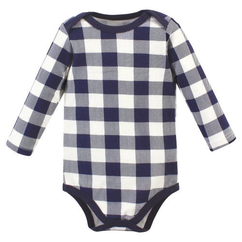 Hudson Baby Five-piece Collection Of Long-sleeve Cotton Bodysuits In Multi