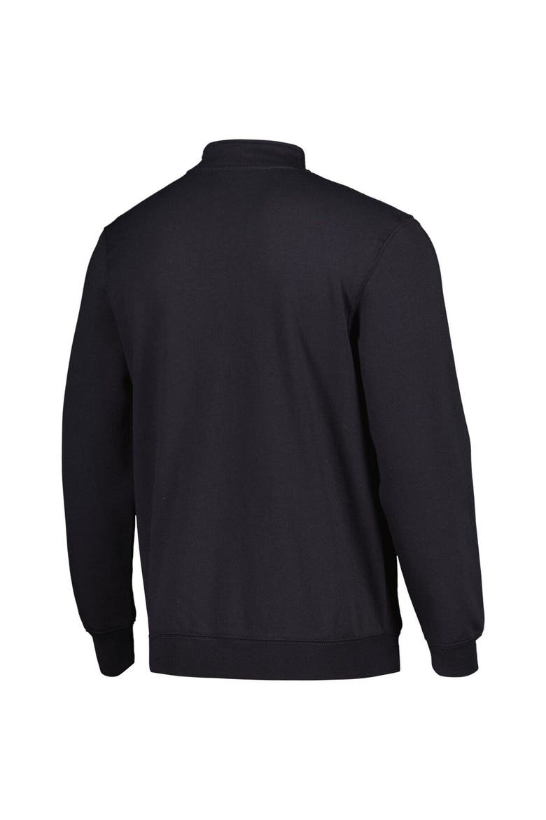 Men's Colosseum Charcoal Memphis Tigers Tortugas Logo Quarter-Zip Jacket, Alternate, color, Charcoal