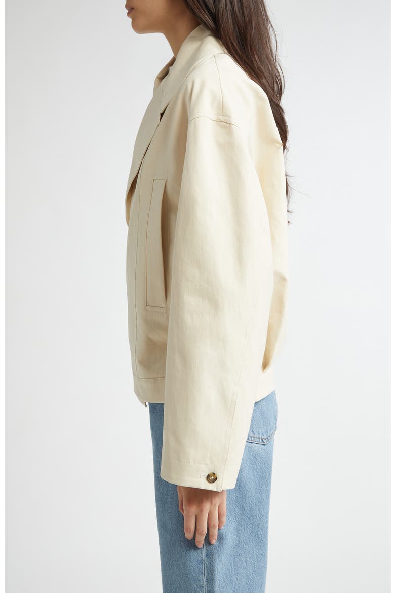 Coen Cotton Gabardine Short Jacket, Alternate, color, CHIFFON BEIGE