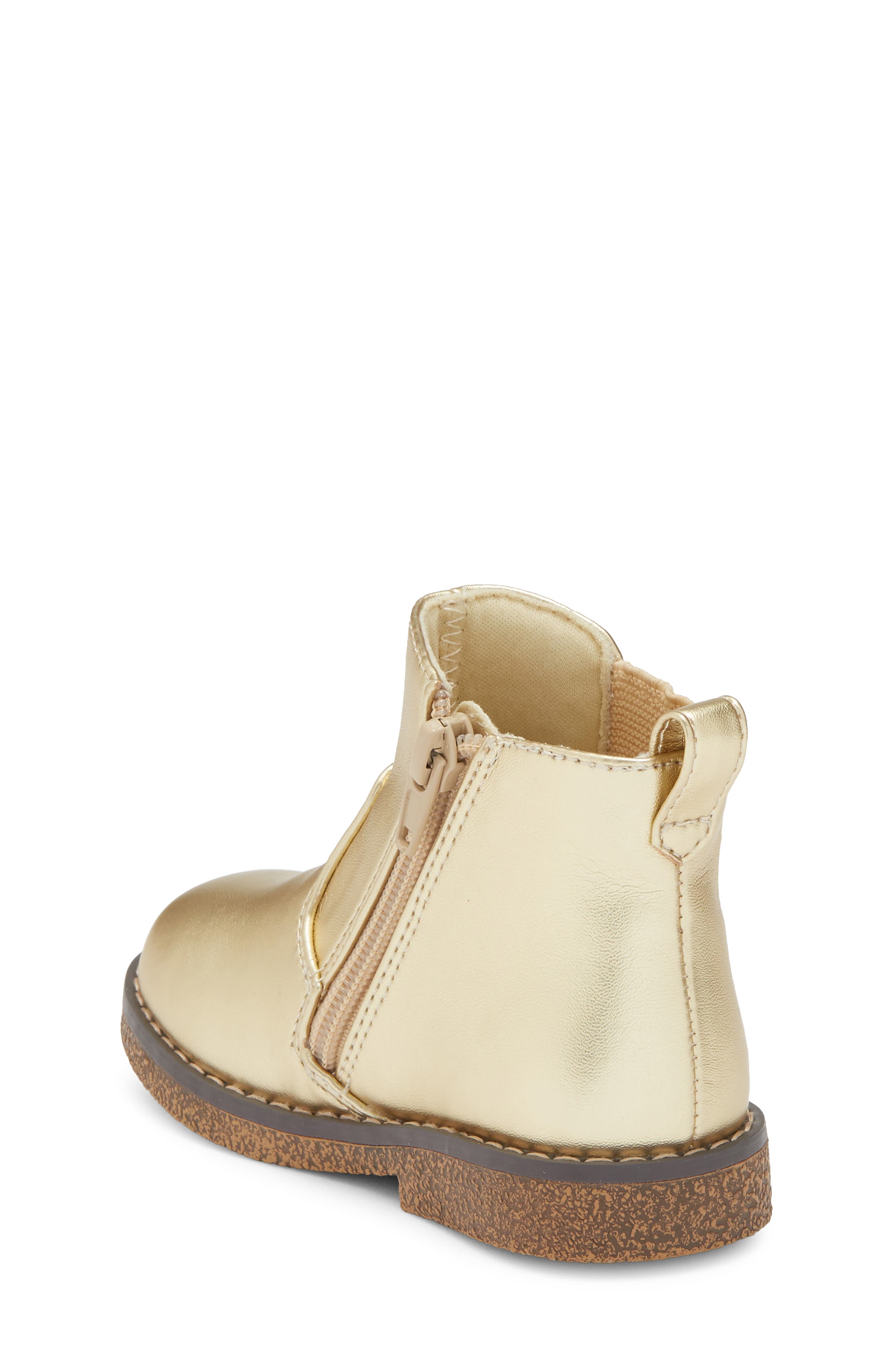 Kids' Pippa Chelsea Bootie, Alternate, color, GOLD METALLIC