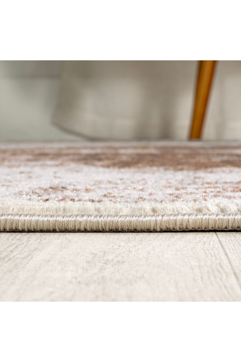 Rosalia Cottage Medallion Area Rug, Alternate, color, Cream/Brown