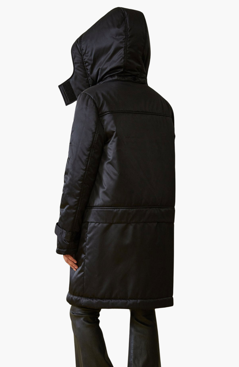 CAALO Convertible Satin Down Coat, Alternate, color, 