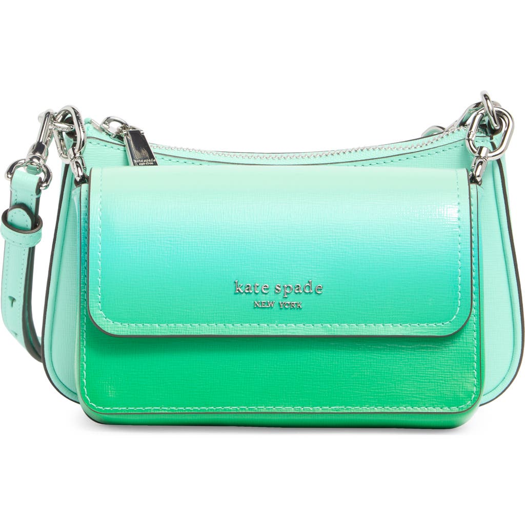 Kate Spade New York Double Up Ombré Saffiano Leather Crossbody Bag