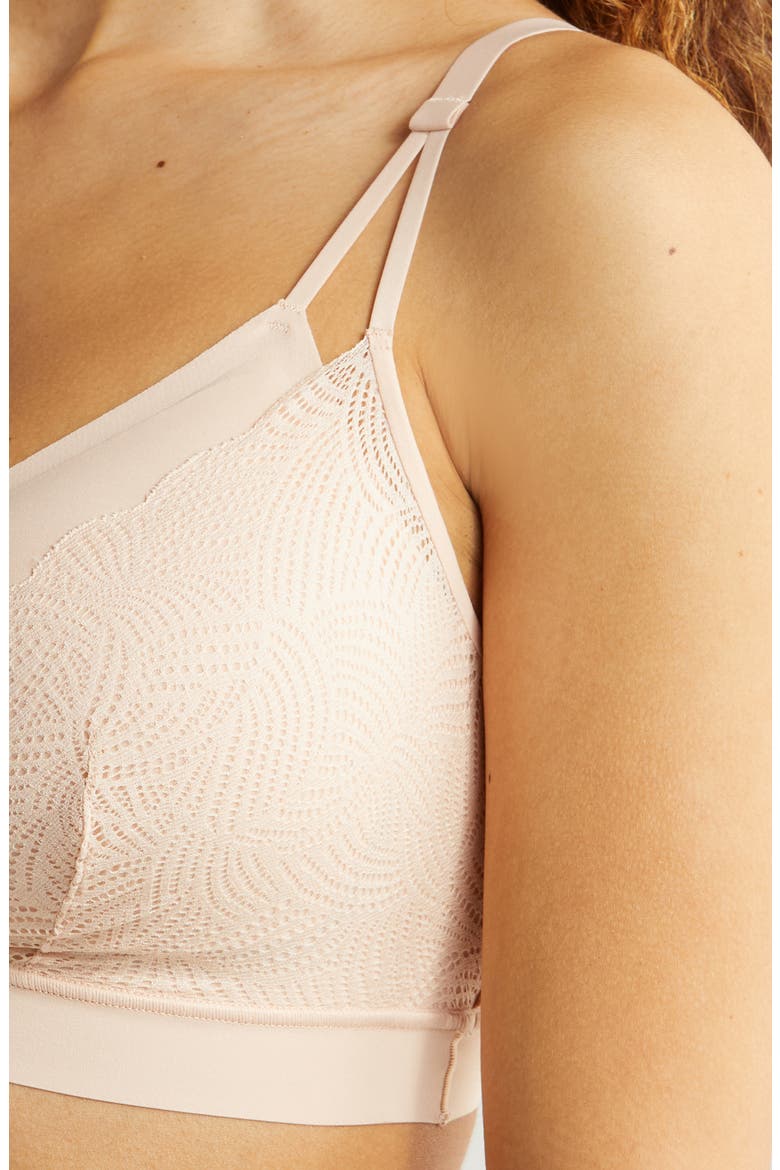 Soft Stretch Lace Bralette, Alternate, color, NUDE BLUSH-1N