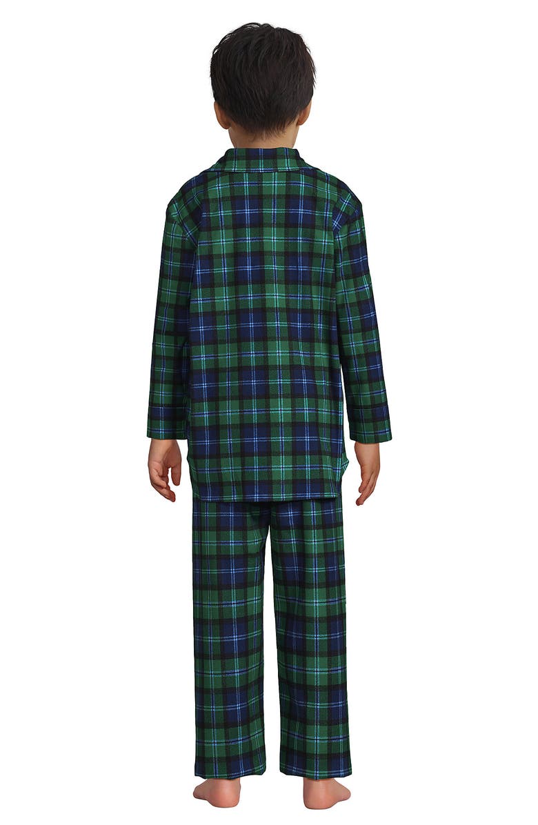 Lands' End Kids Flannel 2 Piece Pajama Set, Alternate, color, 